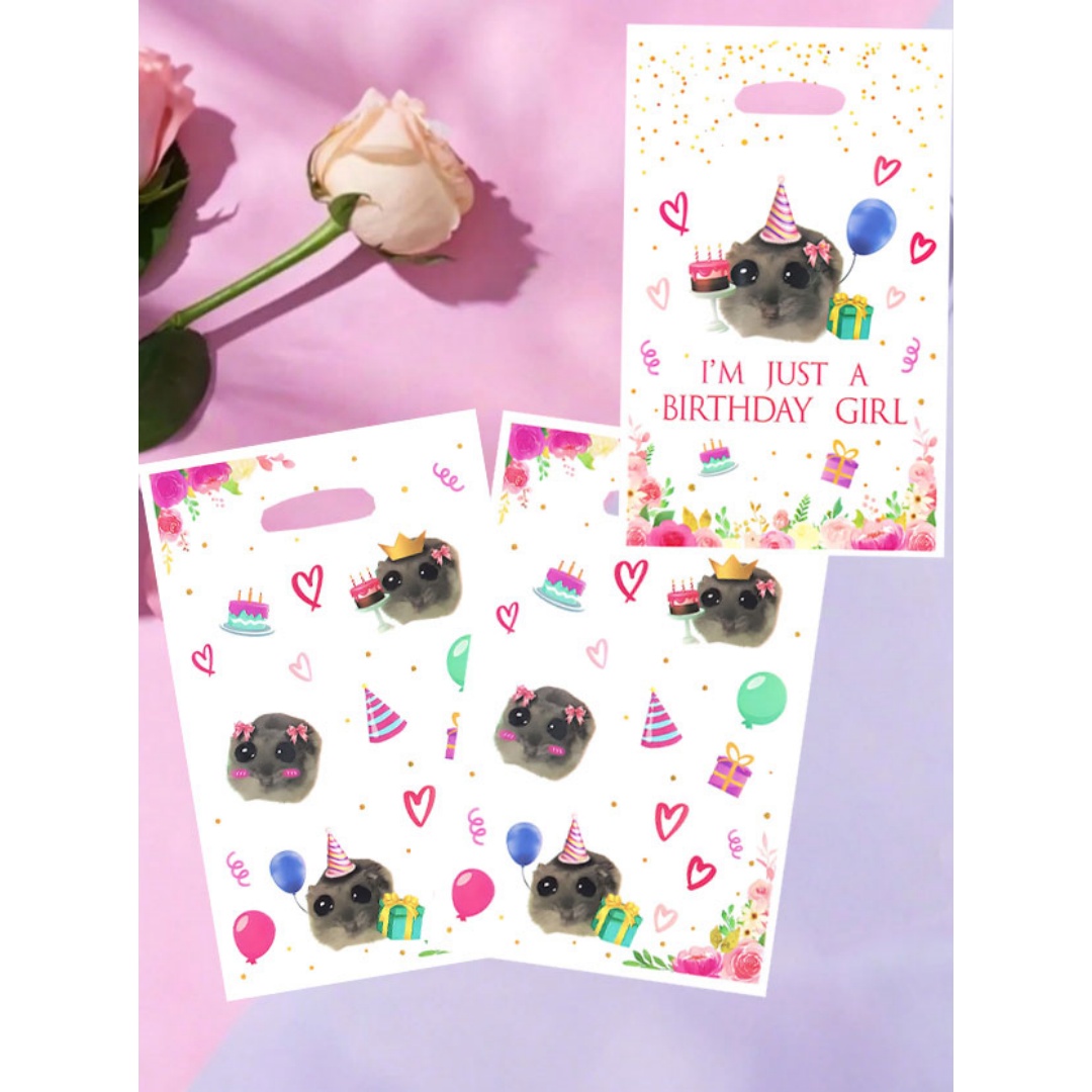 Party Games At Wedding - 20Pcs/40Pcs Tas Hadiah Putih dengan Gambar