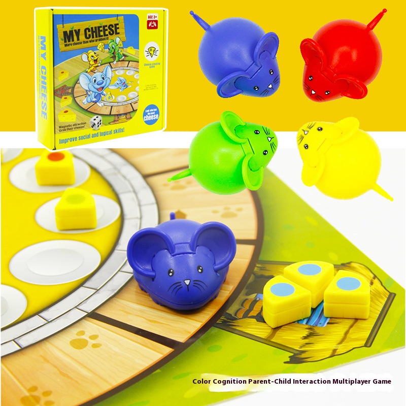 Party Games Multiplayer - Mainan papan permainan keju anak tikus
