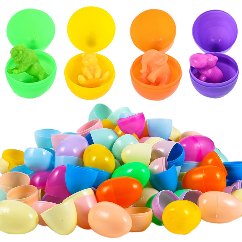 Party Games Easter For Kids - 12/24 Buah Telur Paskah Kosong Plastik