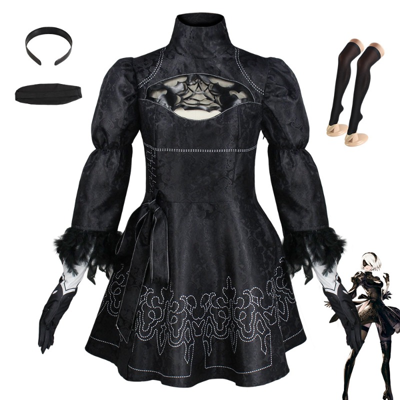 Party Games Popular - Kostum Cosplay Nier Automata Baru yang