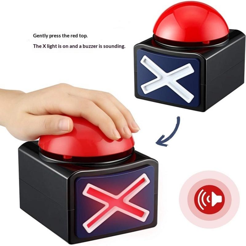 Party Games Night - Tombol Buzzer Bersuara dan Bercahaya, Alat
