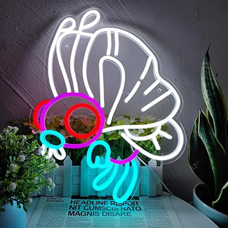 Lampu Neon Kupu-kupu Mutasi LE - Party Games Best ulasan dan harga