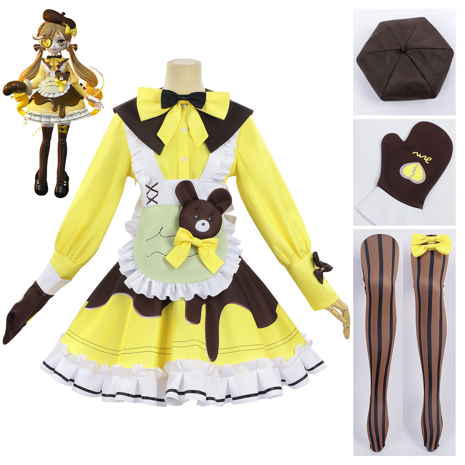 Kostum Cosplay Eggy Party Scar - Party Games Kids And Adults ulasan dan harga