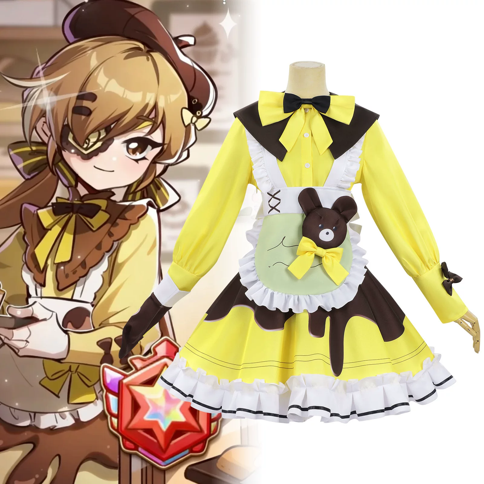 Kostum Cosplay Eggy Party Scar - Party Games Kids And Adults ulasan dan harga