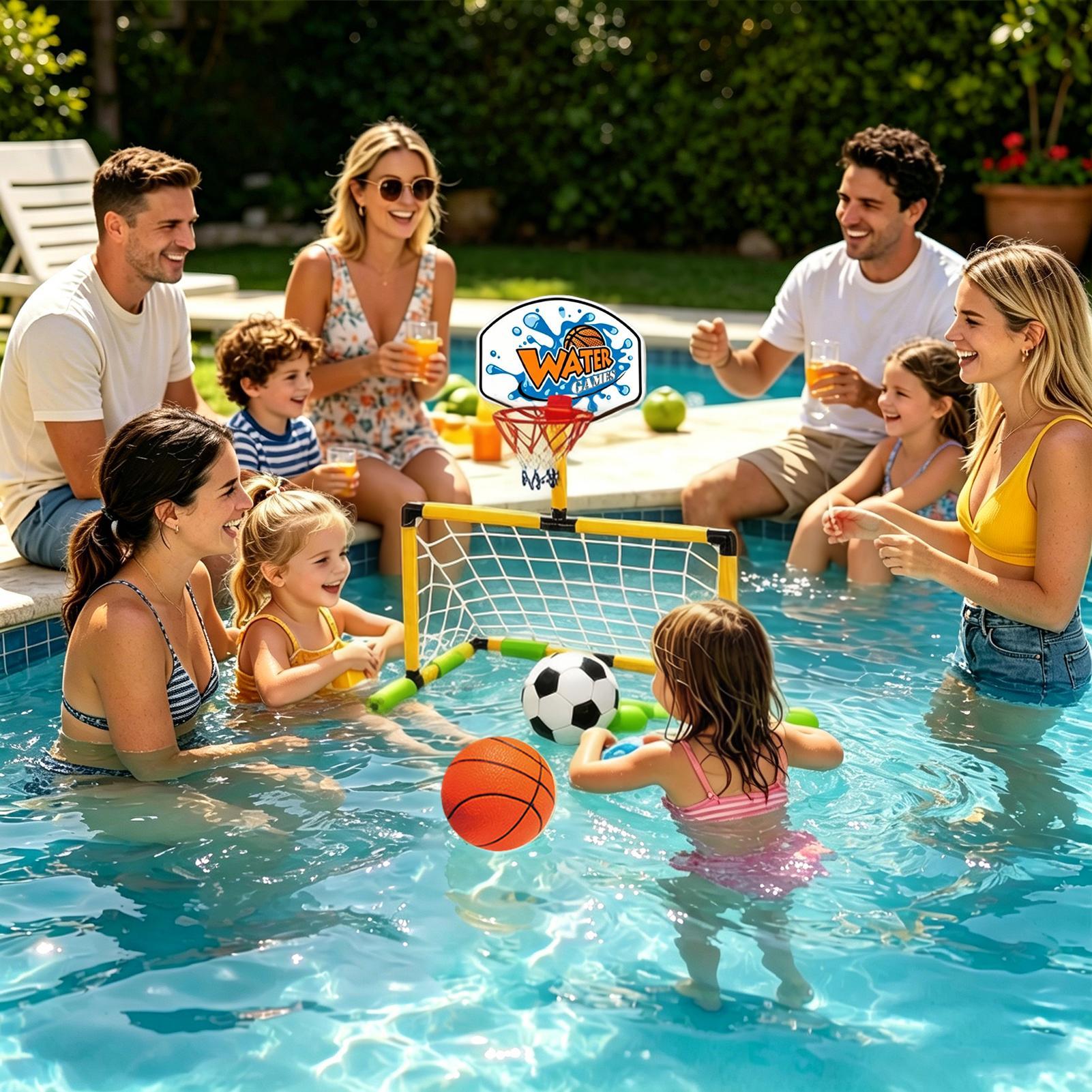 Ring Basket Kolam Renang 2-in- - Party Games Kids And Adults ulasan dan harga