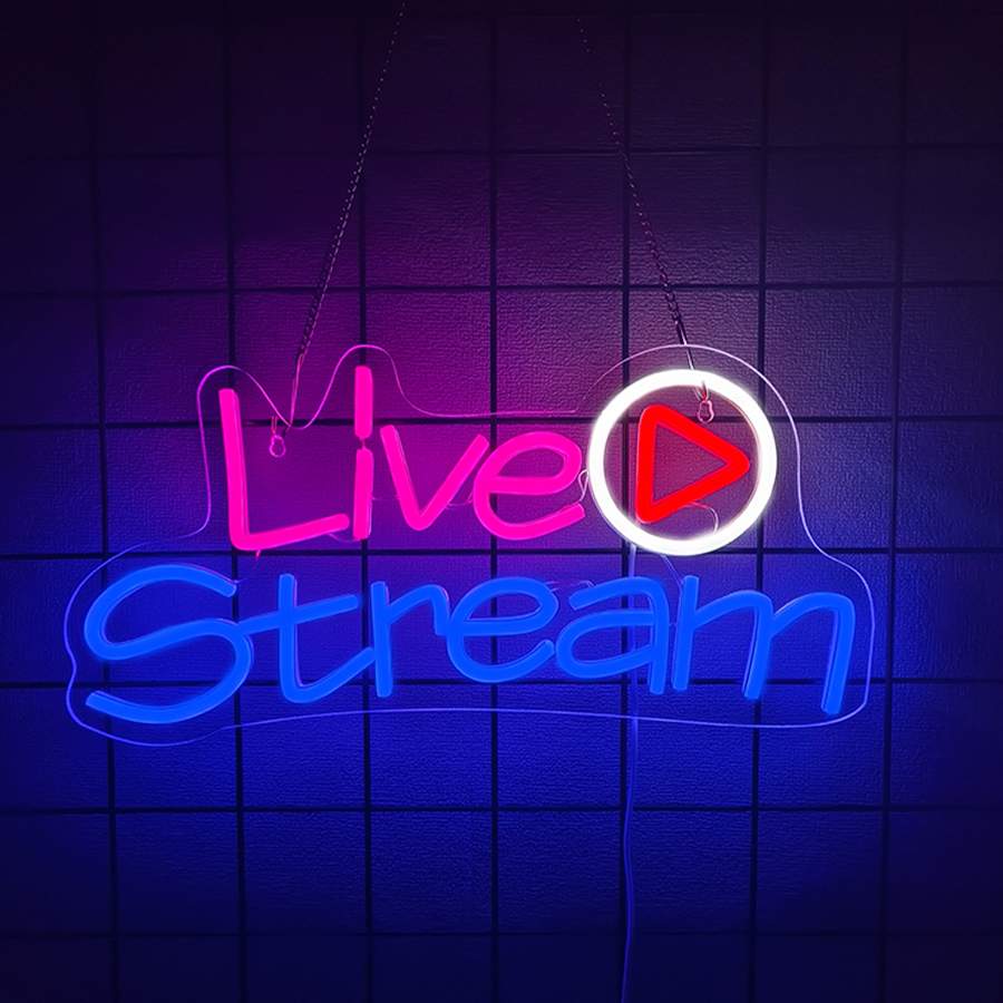 Lampu Neon LED untuk Siaran La - Party Games Stream ulasan dan harga