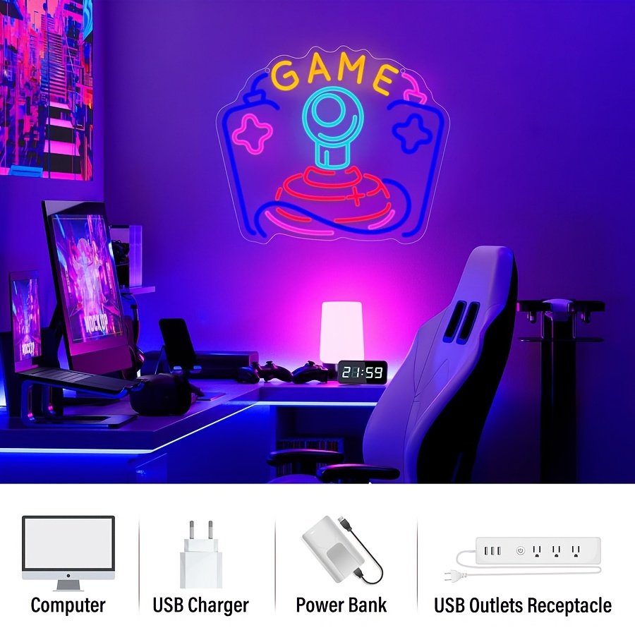 Lampu Neon LED untuk Game, Sen - Party Games Stream ulasan dan harga