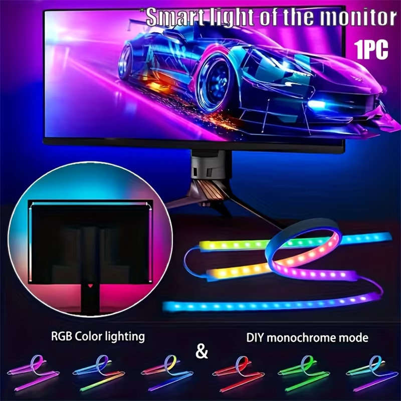 Lampu Gaming RGB Strip Lampu L - Party Games Night ulasan dan harga