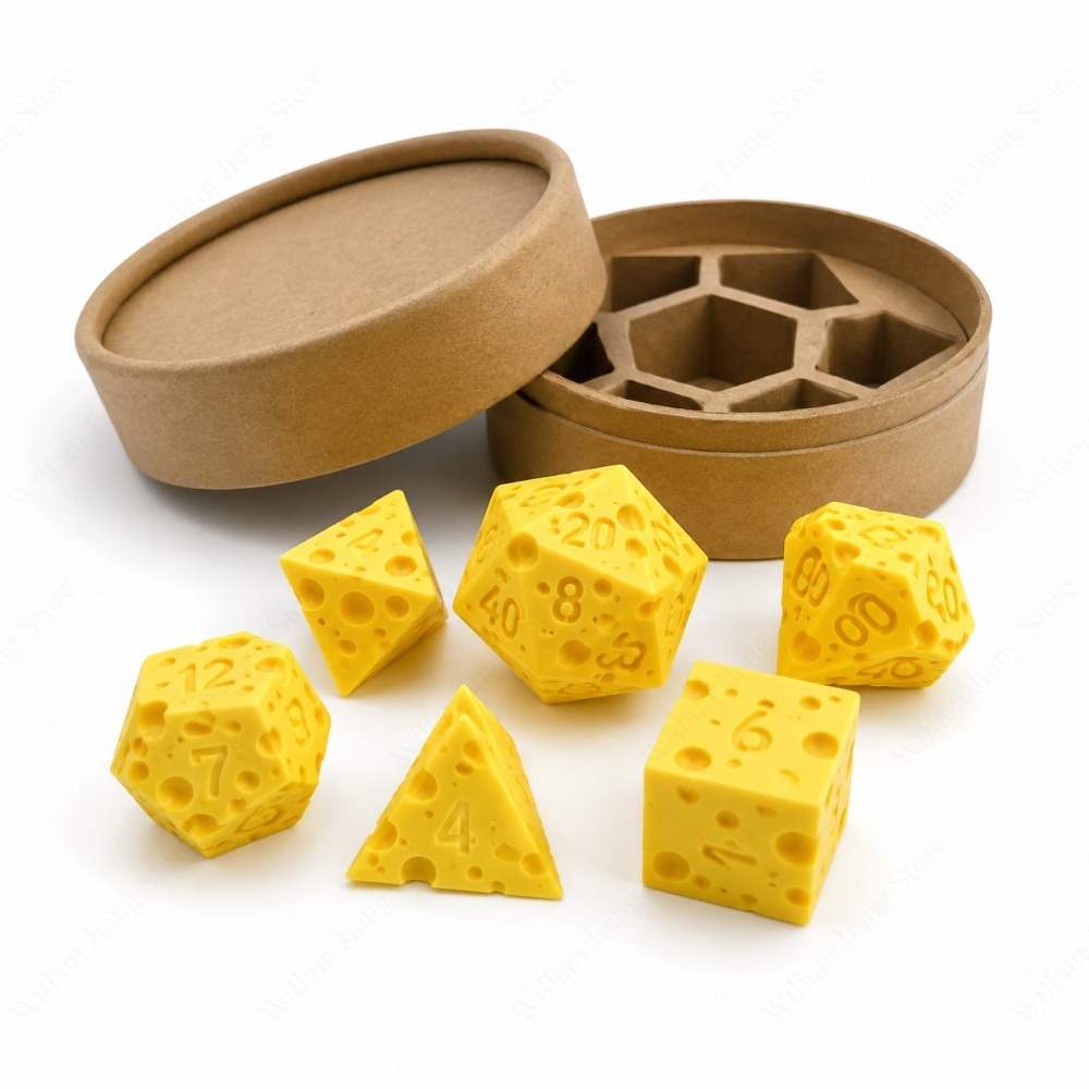 Set Dadu Keju Cetak 3D dengan  - Party Games At Wedding ulasan dan harga