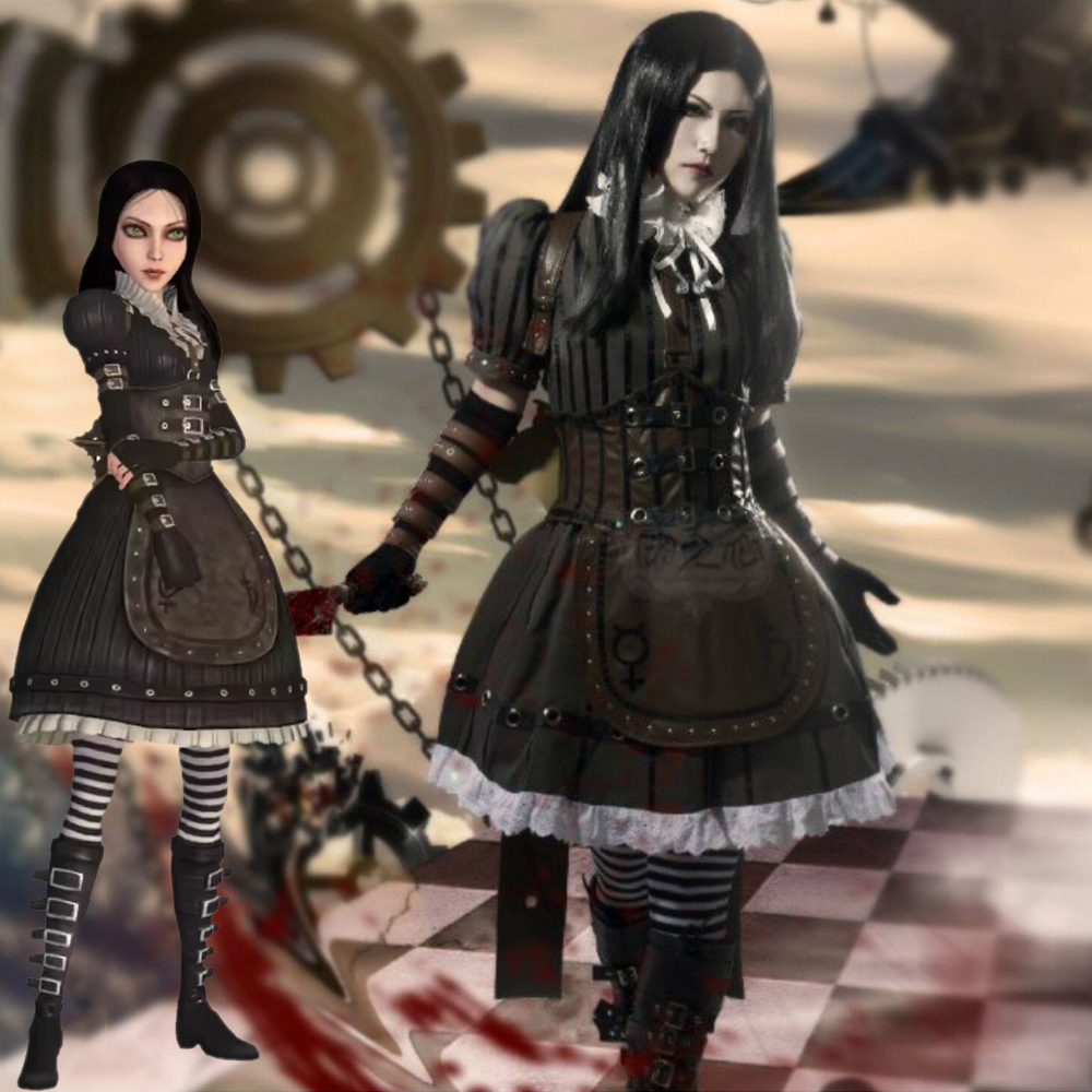 Kostum Cosplay Alice Liddell,  - Party Games Steam ulasan dan harga