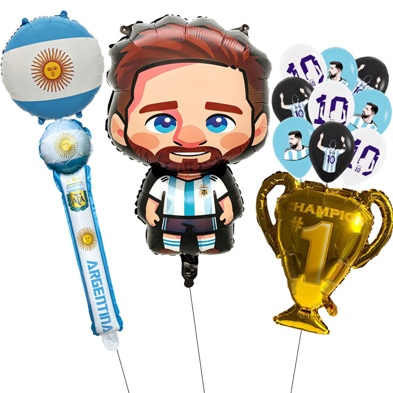 Balon Tema Sepak Bola Messi De - Party Games Easter For Kids ulasan dan harga
