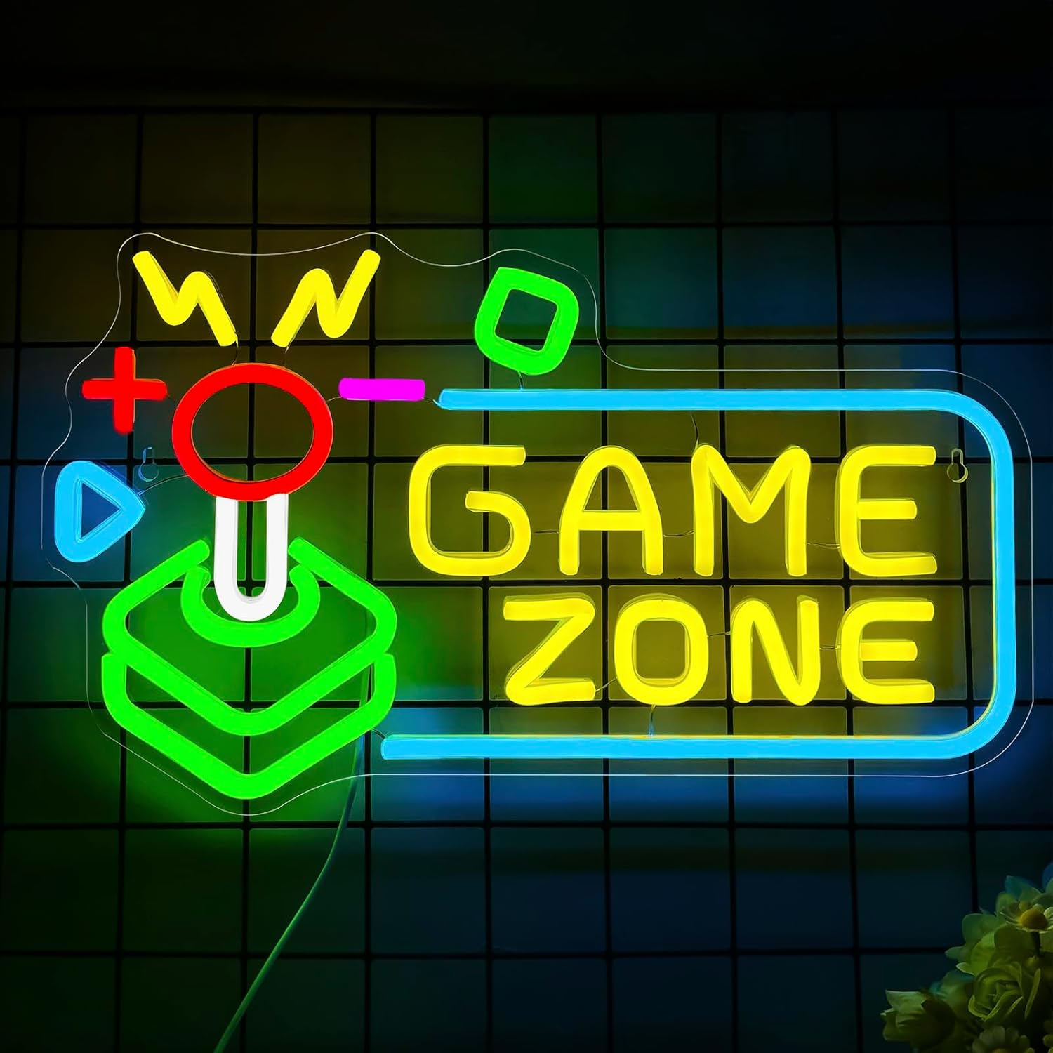 Lampu Neon Game Zone LED Hiasa - Party Games Stream ulasan dan harga
