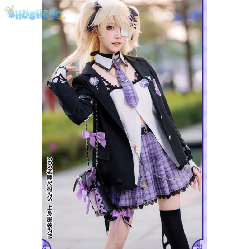 Kostum Cosplay Fischl Game Gen - Party Games Shop ulasan dan harga