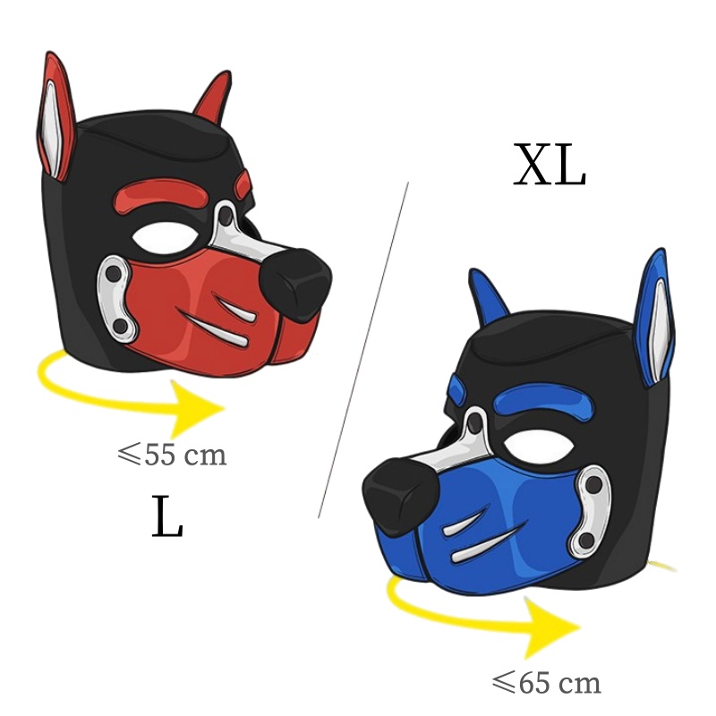 Masker Tudung Anjing Warna-war - Party Games Shop ulasan dan harga