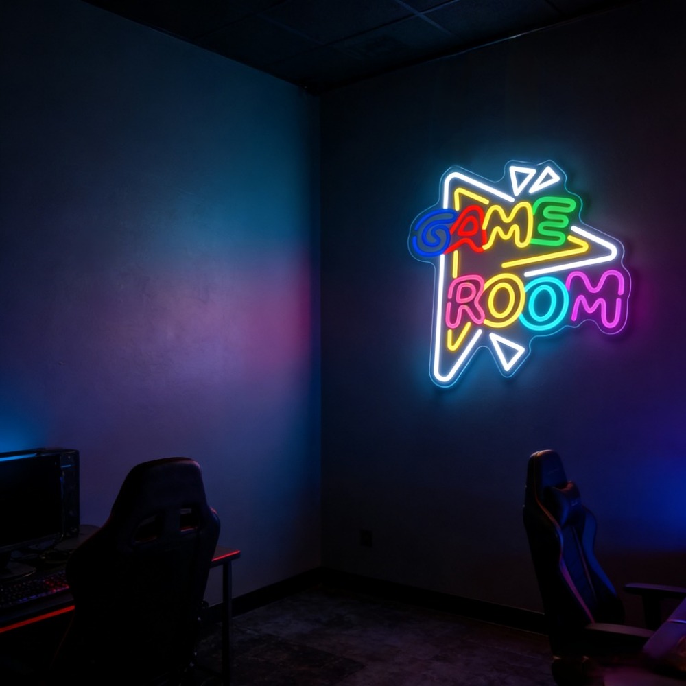 Lampu Neon LED Ruang Game, Dap - Party Games Stream ulasan dan harga