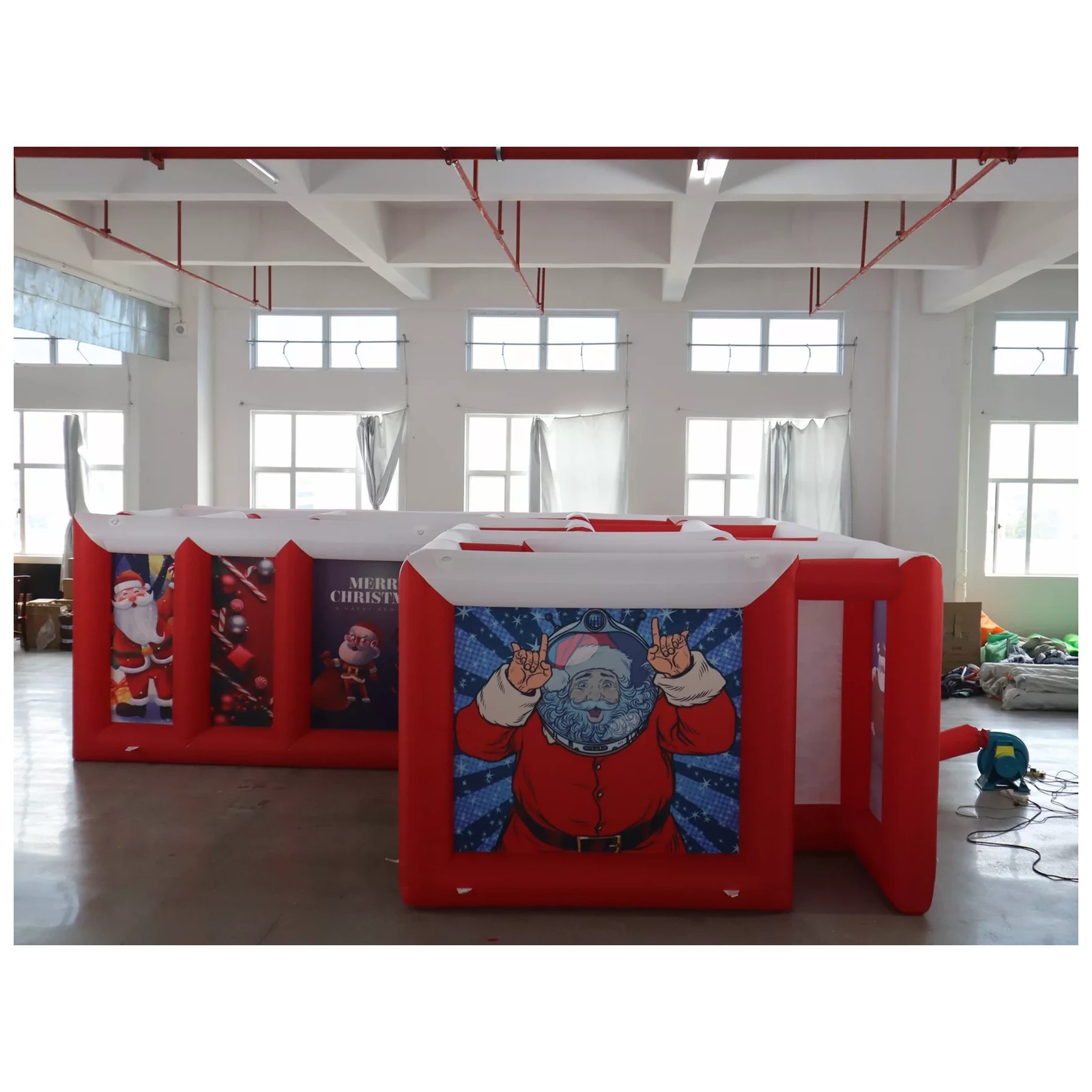 Labirin Tiup Atap Datar Merah  - Party Games Kids And Adults ulasan dan harga
