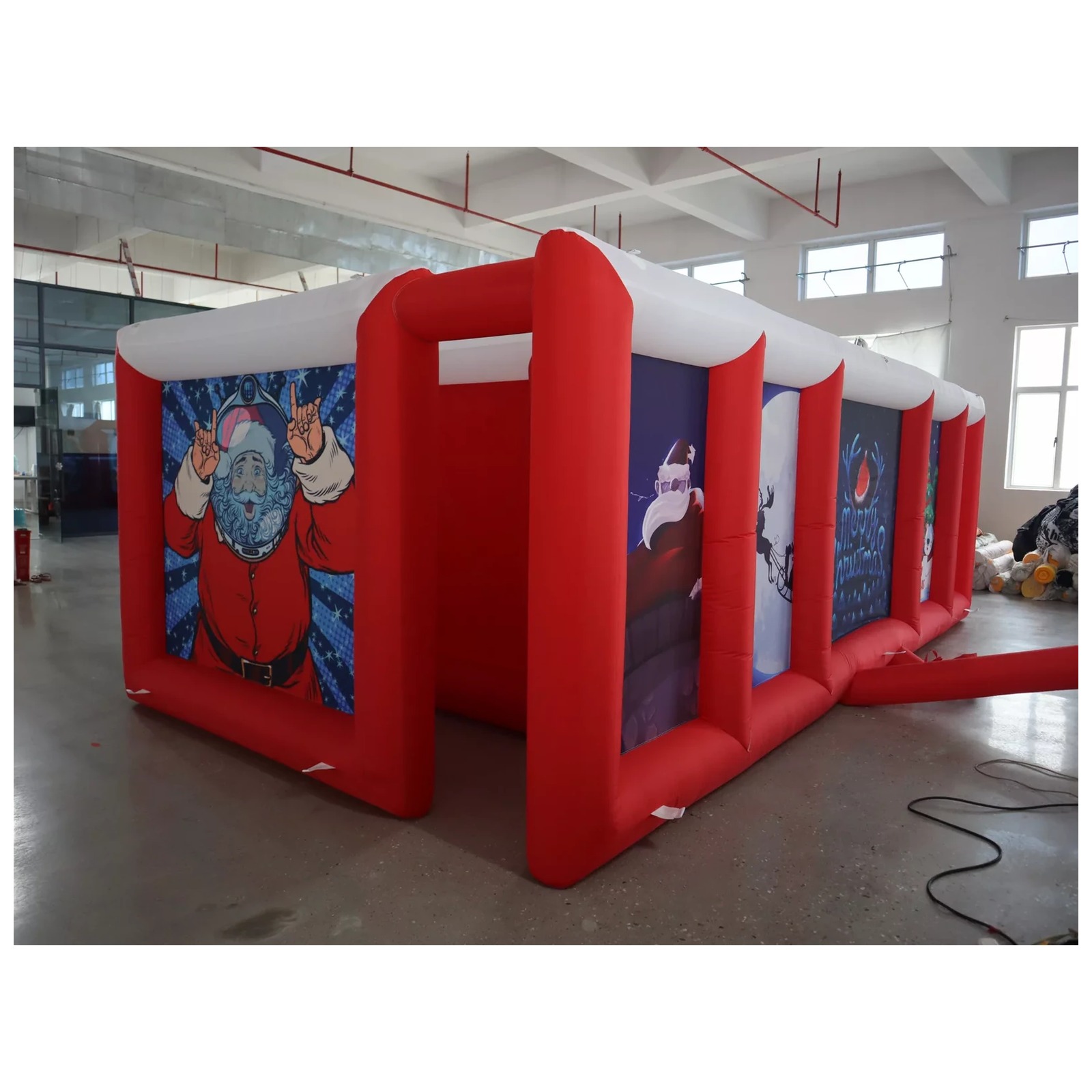 Labirin Tiup Atap Datar Merah  - Party Games Kids And Adults ulasan dan harga